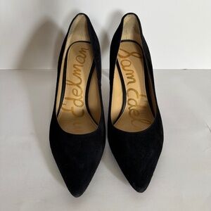 Sam Edelman Tonia Pump Black Suede Women Size 7